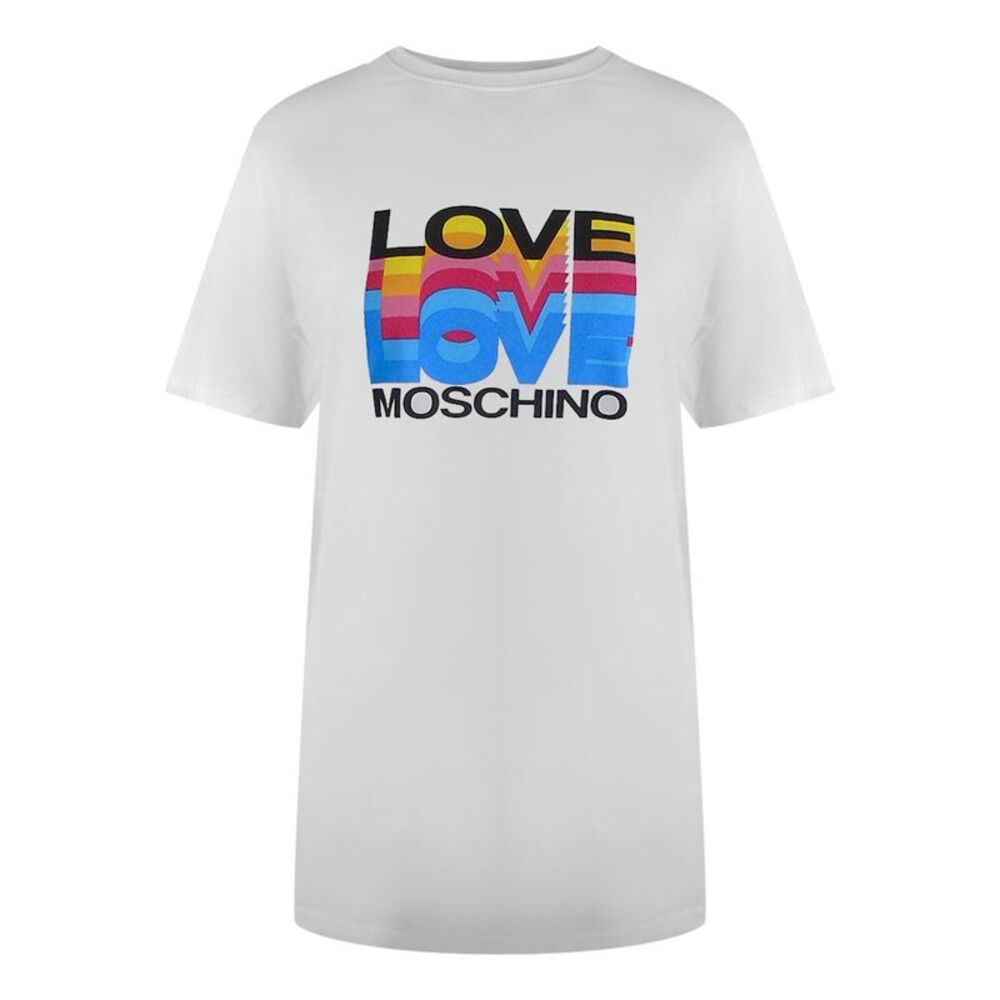 Love Moschino Womens/Ladies Love Logo T-Shirt / White